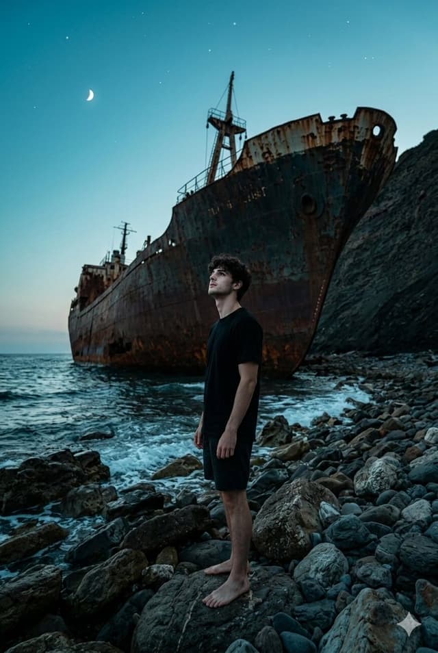 Poster / Flyer - Shipwreck Twilight Scene — output