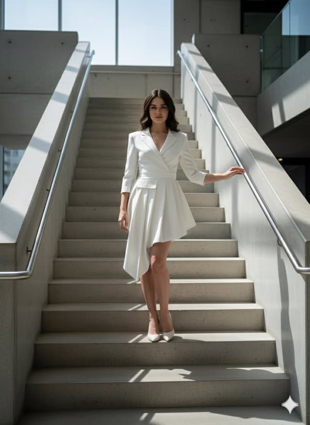 Narrative Cinematic Fashion Portrait Prompt — output
