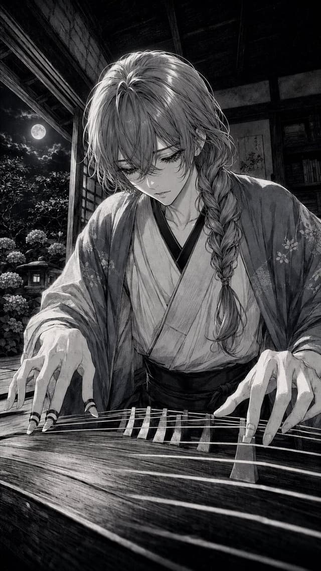 Comic / Storyboard - Moonlit Koto Player Manga — output
