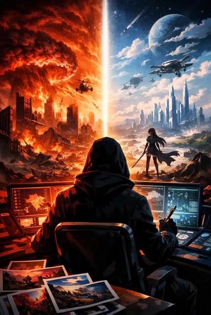 Discussion on AI as a 'factory for worlds' — cover