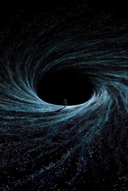Concentric Rings Flowing Around a Black Void — cover