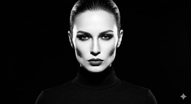 Profile / Avatar - High-Contrast Fashion Studio Portrait — output