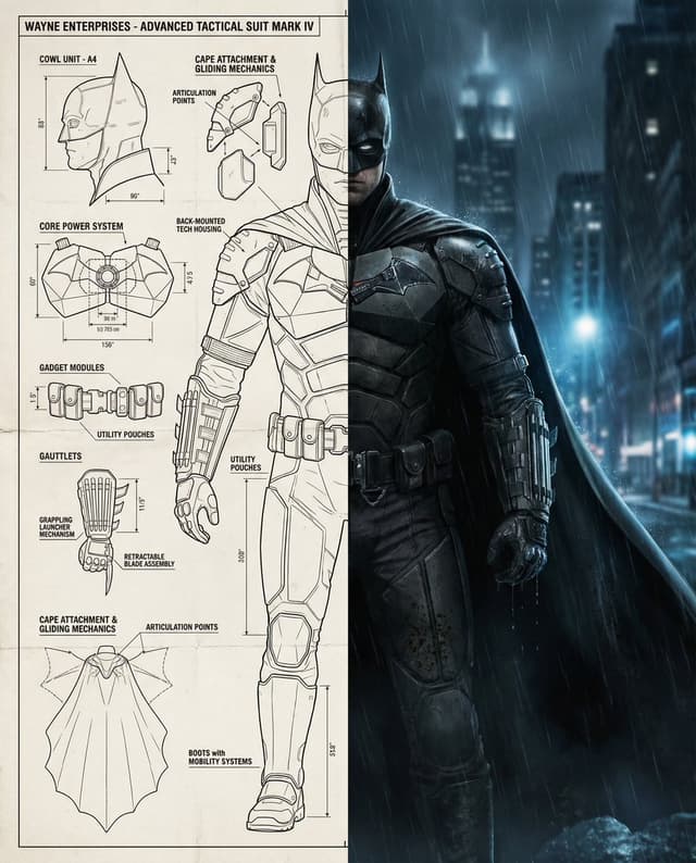 Split-Screen Cinematic Batman Blueprint — output