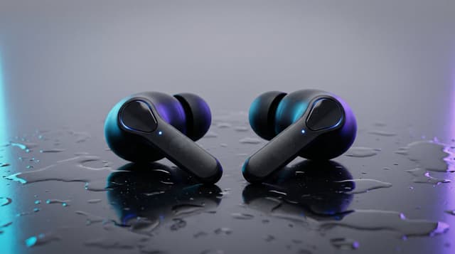 E-commerce Main Image - High-End Product Mockup for Wireless Earbuds — output