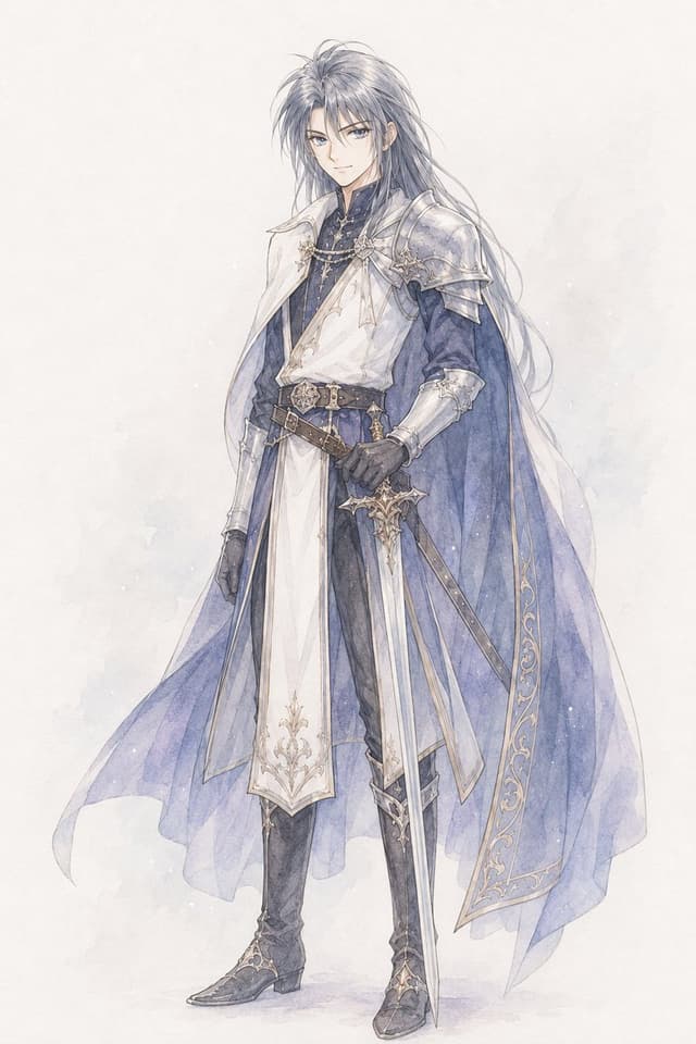 Comic / Storyboard - Watercolor Fantasy Knight Redesign — output