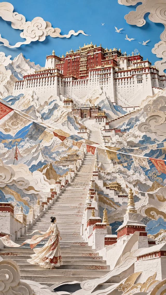 Comic / Storyboard - Oriental Papercut Art of Chongqing Palace — output