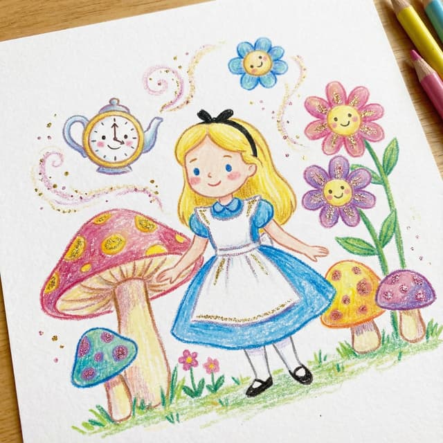 Children's Book Illustration Style Prompt for Character Drawing — output