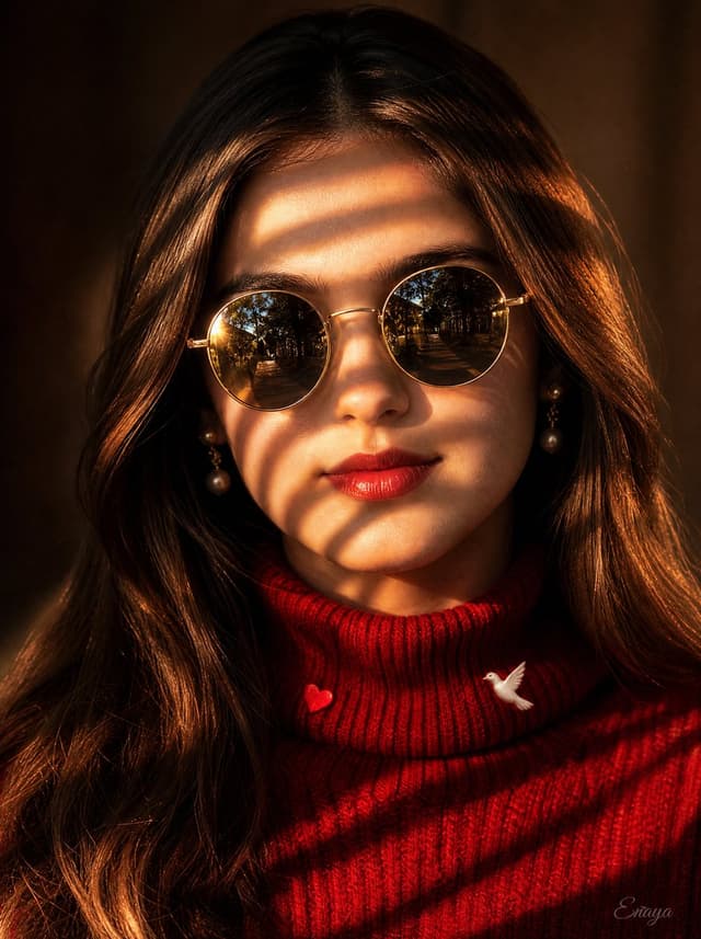 Profile / Avatar - Golden Hour Sunglasses Portrait — output