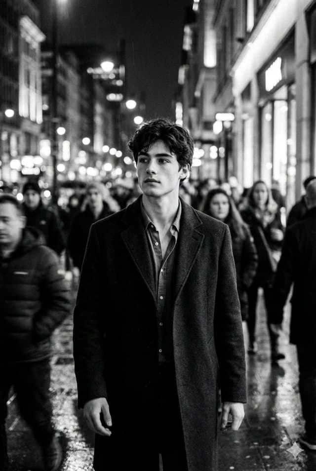 YouTube Thumbnail - Black and White Cinematic Motion Portrait — output