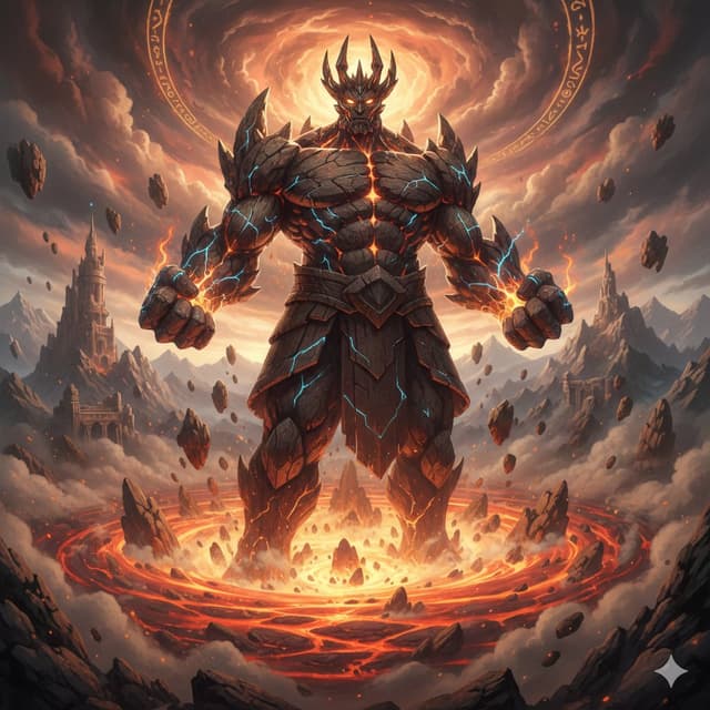Game Asset - Final Fantasy Titan Summon Generation — output