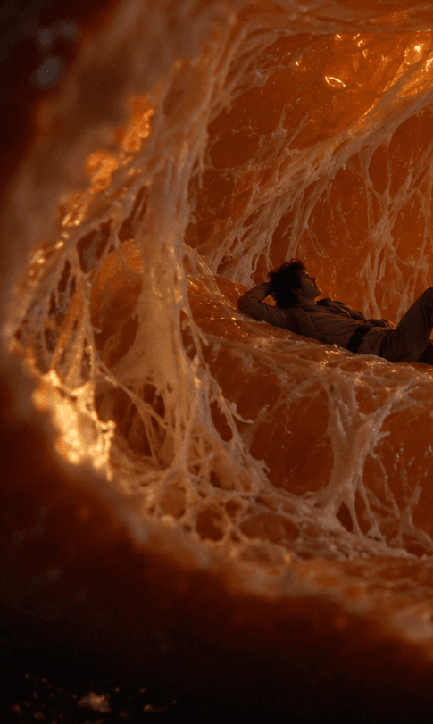 Social Media Post - Miniature World Inside a Tangerine — output