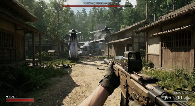 Game Asset - Human VS. Yokai Haxtusyaku-sama in FPS Game Style — output
