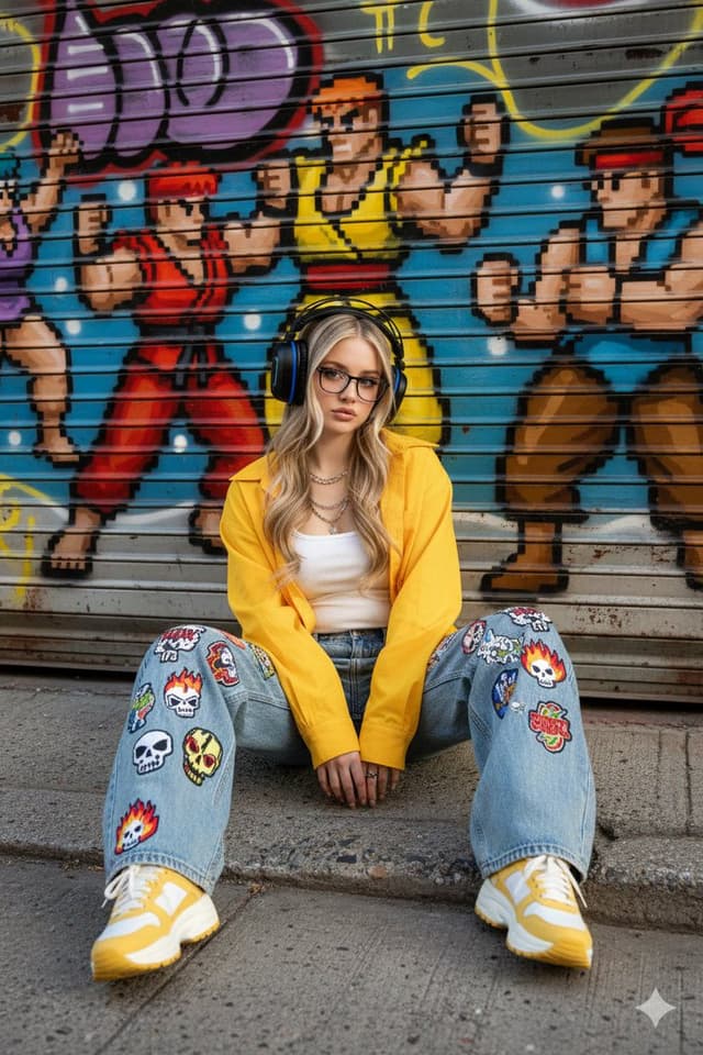Urban Streetwear Portrait Prompt — output
