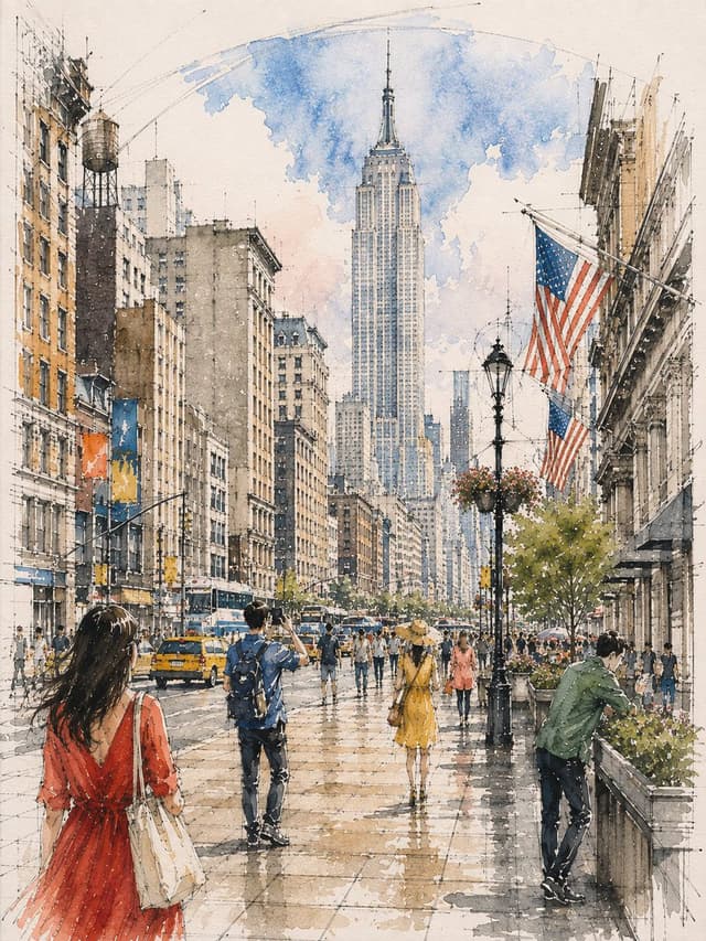 Infographic / Edu Visual - Architectural Watercolor Sketch — output