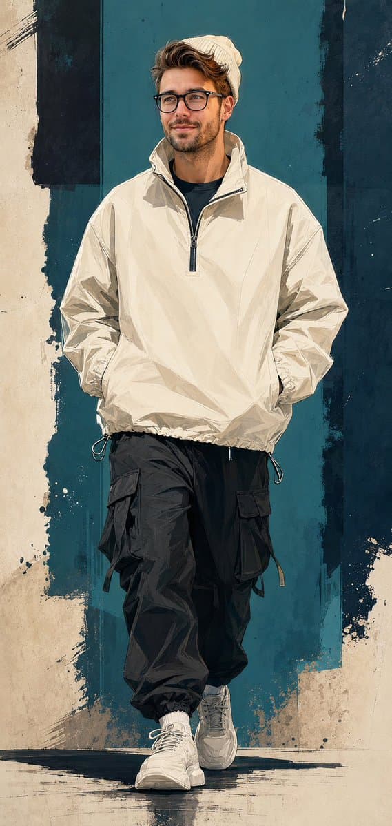 Product Marketing - Semi-Realistic Streetwear Campaign Poster — output