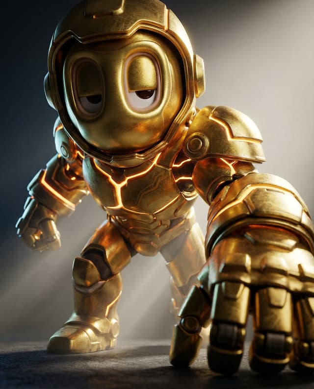 Game Asset - Mech Armor Power Reveal Prompt (Likeness Preservation) — output