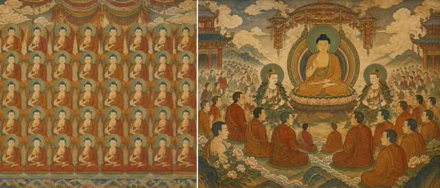 Infographic / Edu Visual - Buddhist Mural Composition Diptych — output