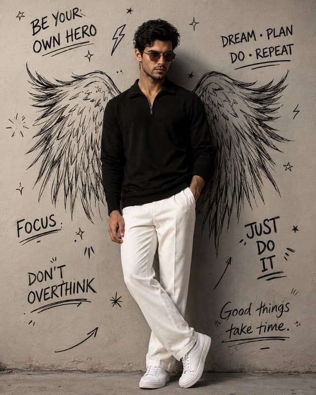 Social Media Post - Urban Angel Street Art Portrait — output