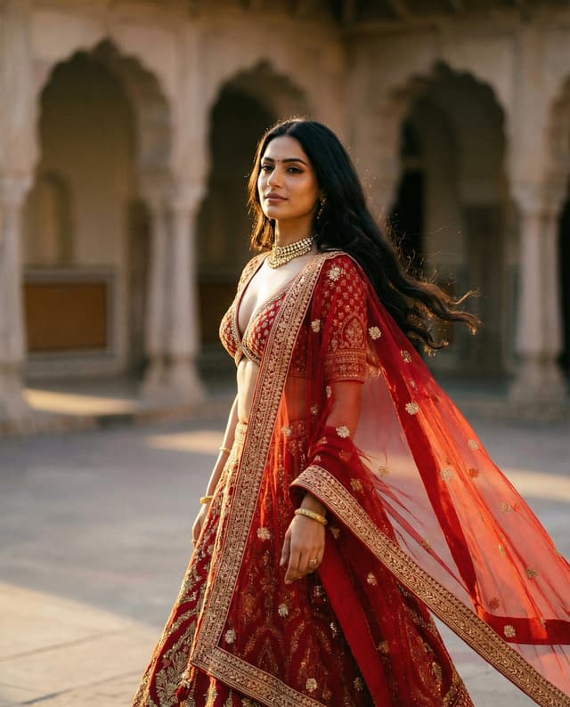 Cinematic Indian Royal Bridal Portrait — output