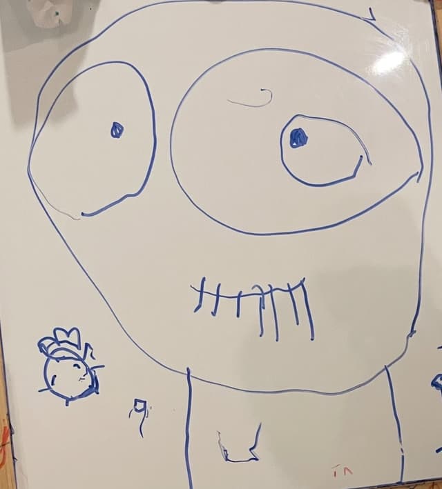 Turn children’s drawings into comic-style characters — output