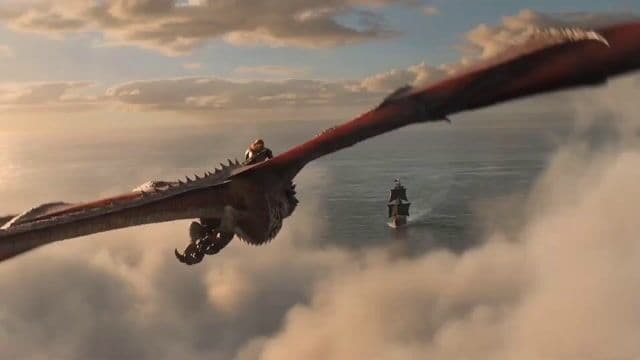 Adventurer on Dragon Approaching Pirate Ship — cover
