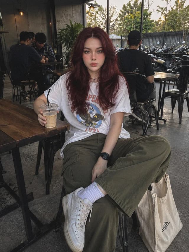 Profile / Avatar - Industrial Coffee Shop Portrait — output