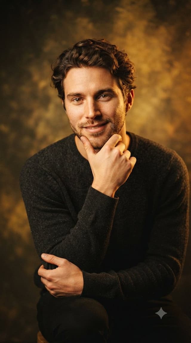 Profile / Avatar - Handsome Studio Style Male Portrait — output