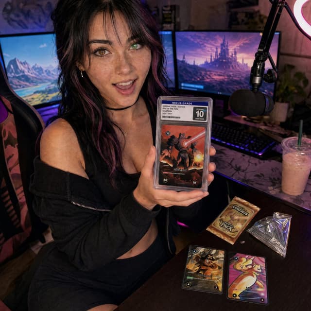 Social Media Post - Streamer Trading Card Product Shot — output