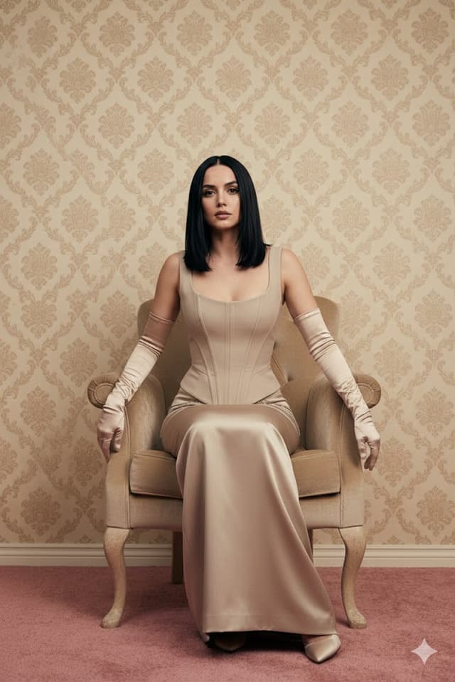 High-Fashion Editorial Prompt for Ana de Armas — output