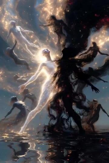 Cosmic Ecstatic Dance Scene — cover