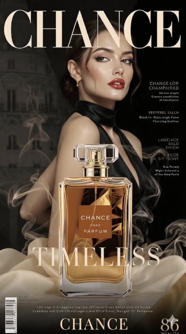 Product Marketing - Luxury Perfume Magazine Cover — output