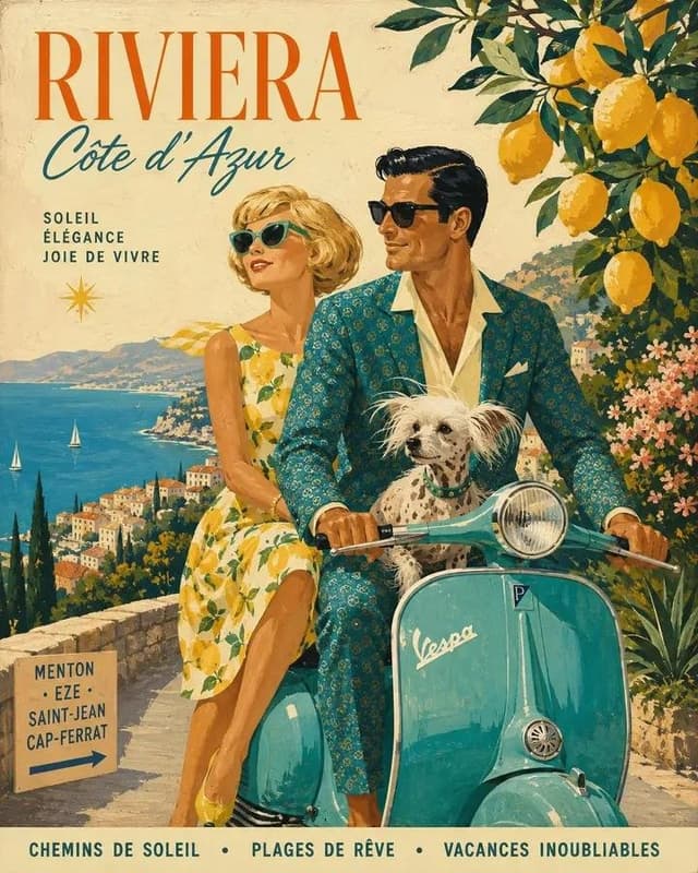 Product Marketing - Mid-Century 1960s Travel Illustration — output