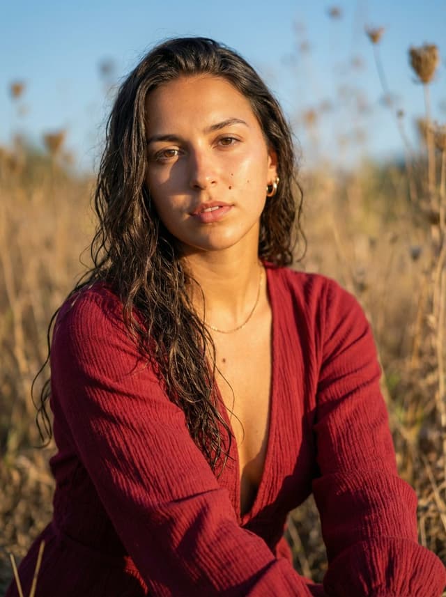 8K Vertical Portrait in Golden Hour — output