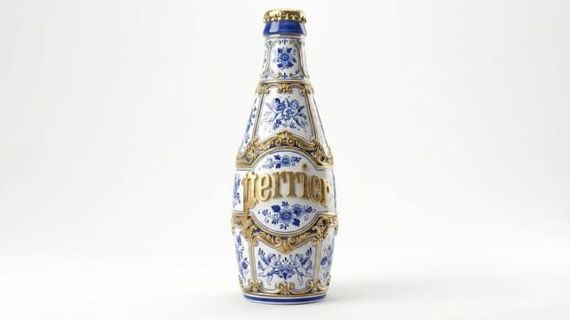 E-commerce Main Image - Gilded Delftware Product Signature Prompt — output