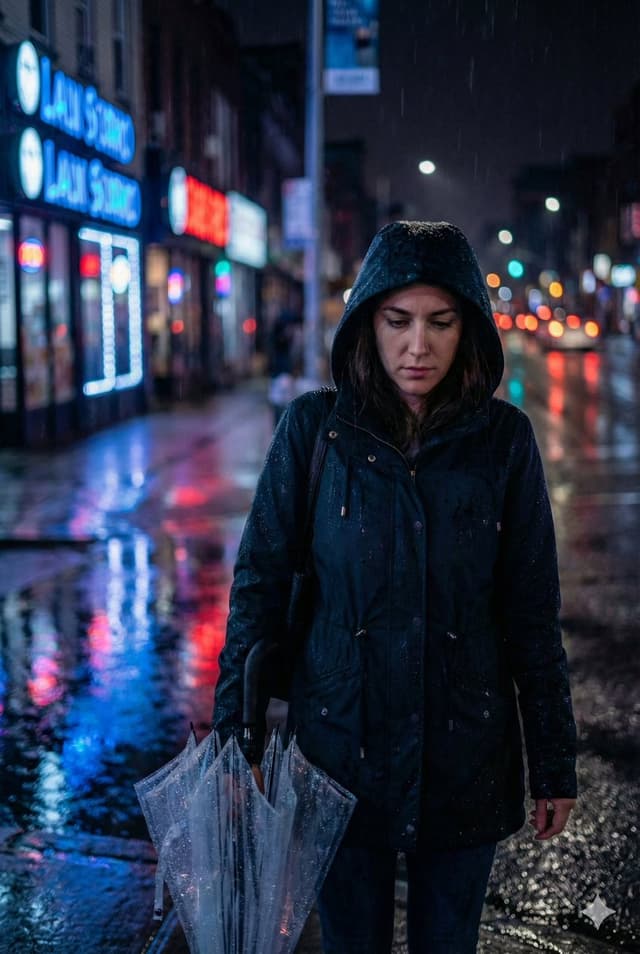 Cinematic Night Street Scene Prompt — output