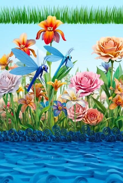 Paper Quilling Nature Scene — cover
