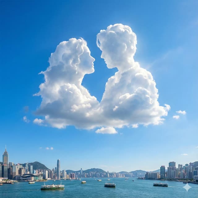 Cloud Silhouette Drop-in Prompt Template — output
