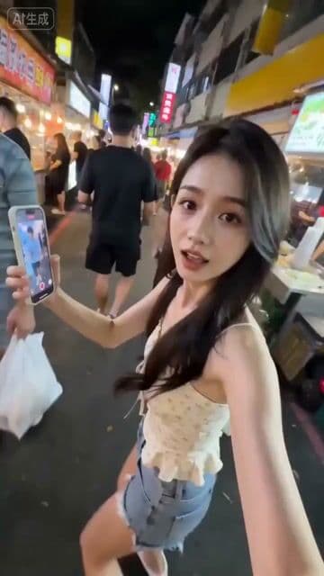 Taiwanese Girlfriend Night Market POV Video — cover