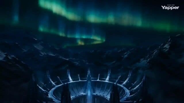 Epic Cinematic Fight Scene: Shadow Sorcerer vs. Fiery-Ice Phoenix — cover