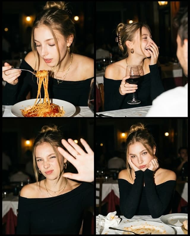 Product Marketing - 2x2 Grid Italian Trattoria Flash Photoshoot Prompt — output