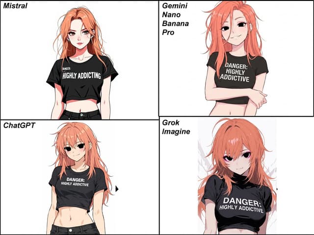 Social Media Post - Anime Egirl Illustration Prompt Shootout — output