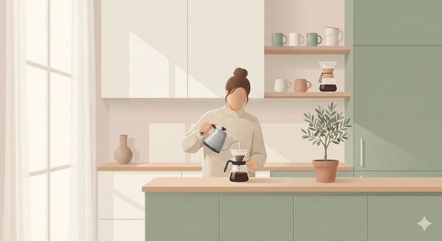Minimalist Scandinavian Illustration Prompt — output