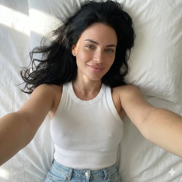 JSON selfie-on-bed prompt for Nano Banana Pro — output