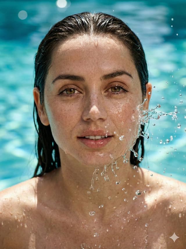 High-Speed Wet Portrait with Caustic Lighting (Sydney Sweeney) — output