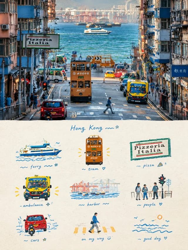 Social Media Post - Hong Kong Travel Scrapbook — output