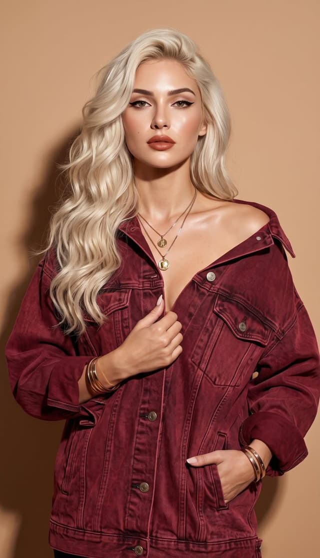 Profile / Avatar - High Fashion Editorial Portrait — output