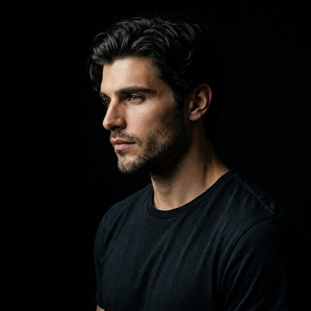 Profile / Avatar - Cinematic Black and White Portrait Transformation — output