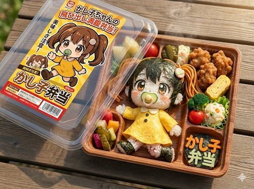 E-commerce Main Image - Character Ekiben (Lunch Box) Product Shot — output