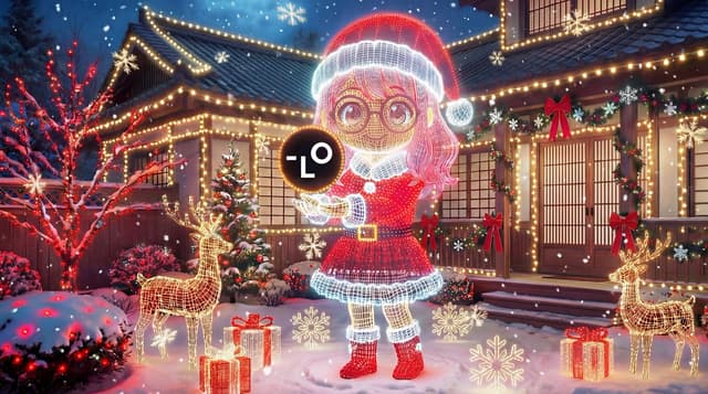 Outdoor Christmas Decoration from Input Image — output