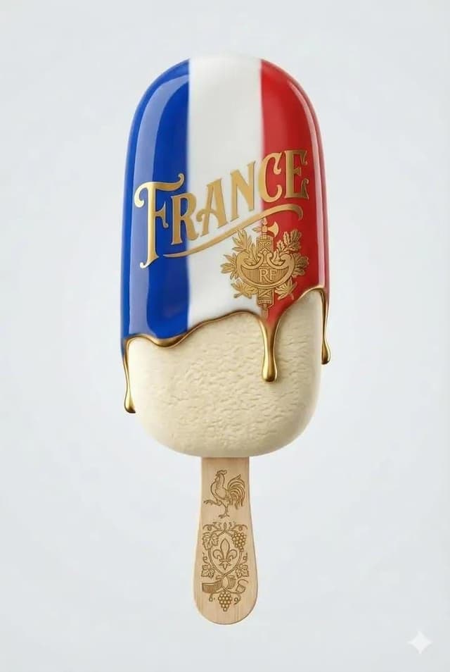 E-commerce Main Image - Ultra-realistic product shot of a premium ice cream bar inspired by Kazakhstan — output